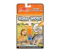 Melissa & Doug - Blocco da scoprire con l'acqua Animali del Safari